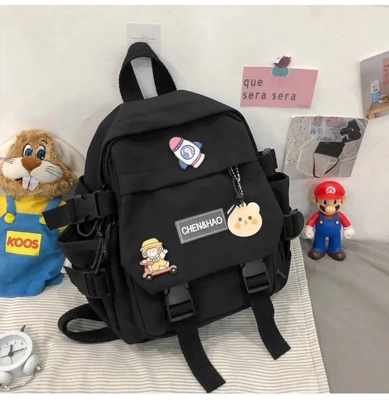12 Inch Women's Backpack Street Fashion Backpacks