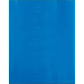 12 x 15" - 2 Mil Blue Flat Poly Bags