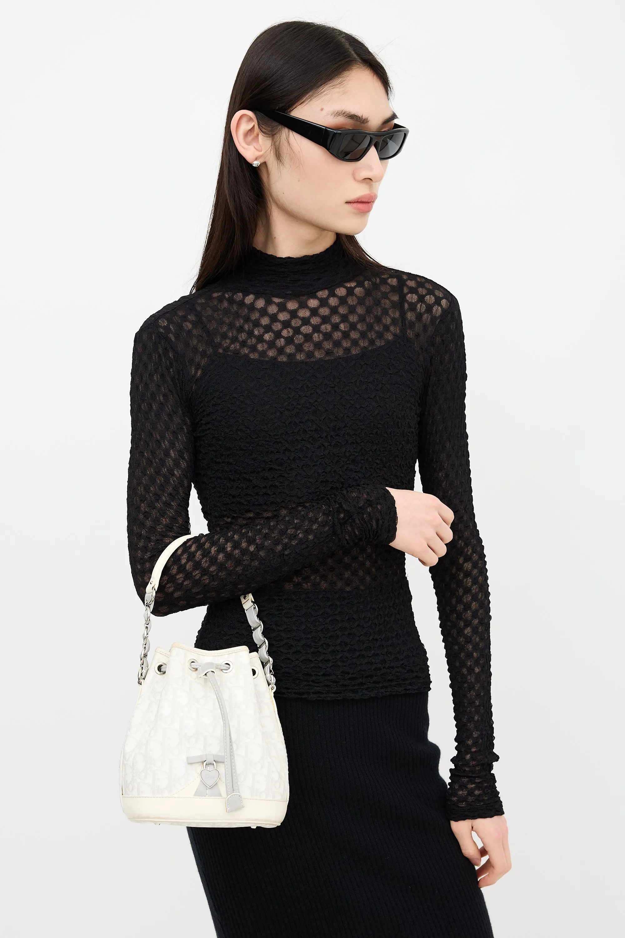 2007 Diorissimo Drawstring Bucket Bag