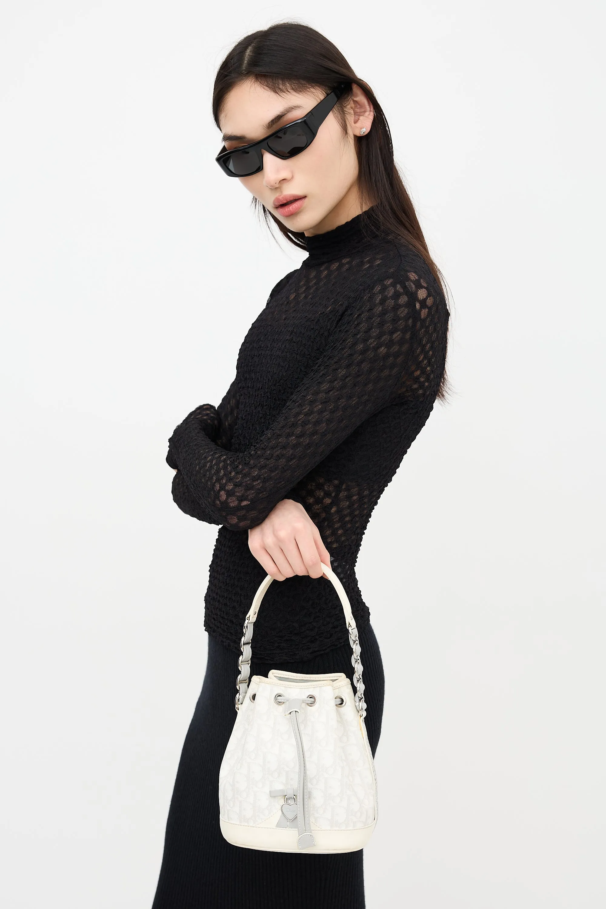 2007 Diorissimo Drawstring Bucket Bag