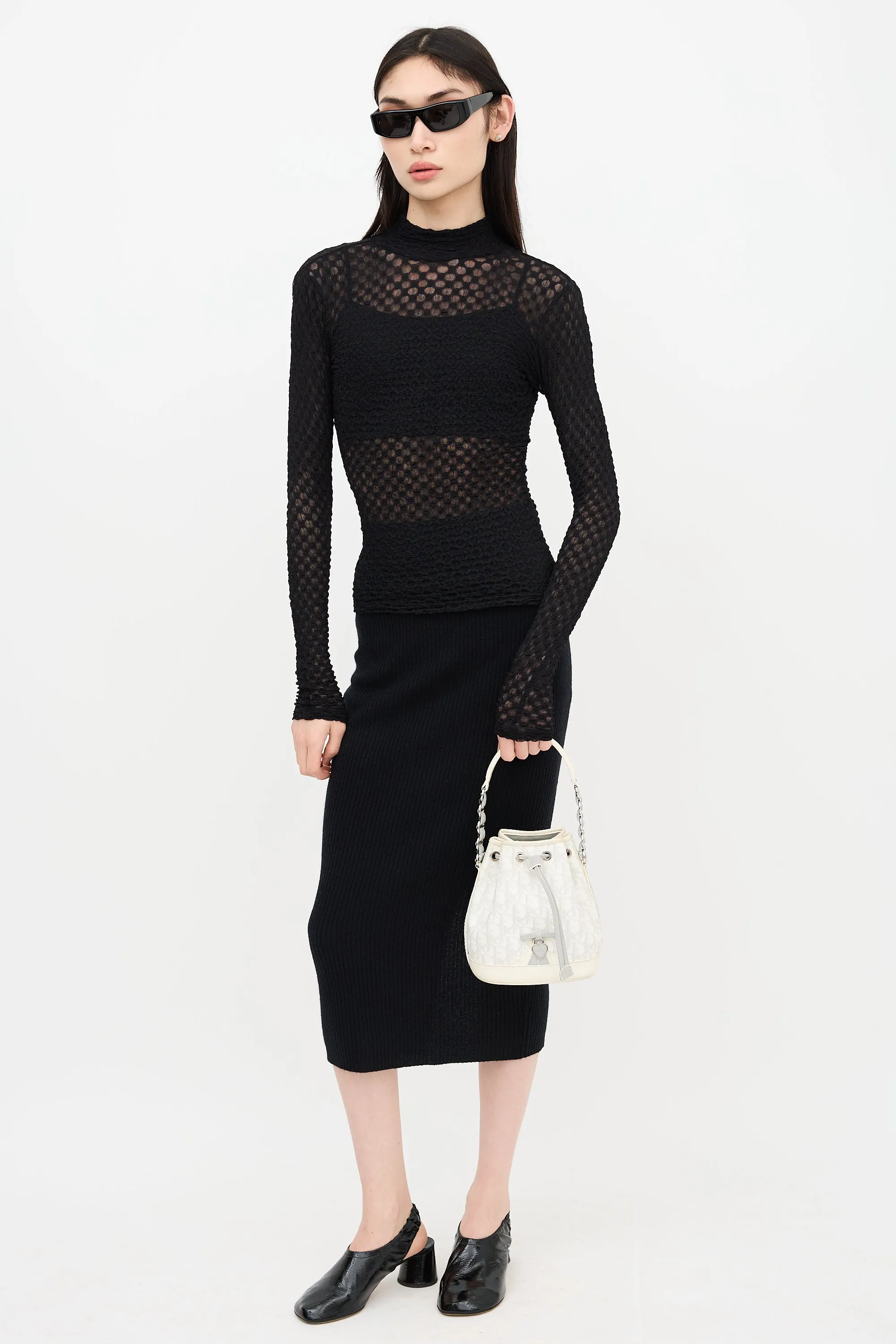 2007 Diorissimo Drawstring Bucket Bag