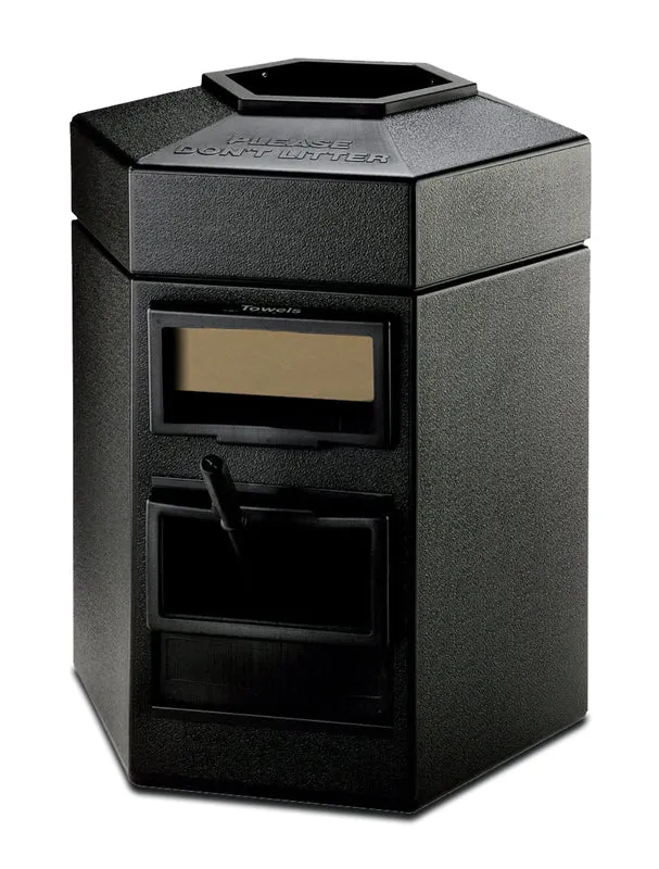 35 Gallon Hex Container With Windshield Service Center