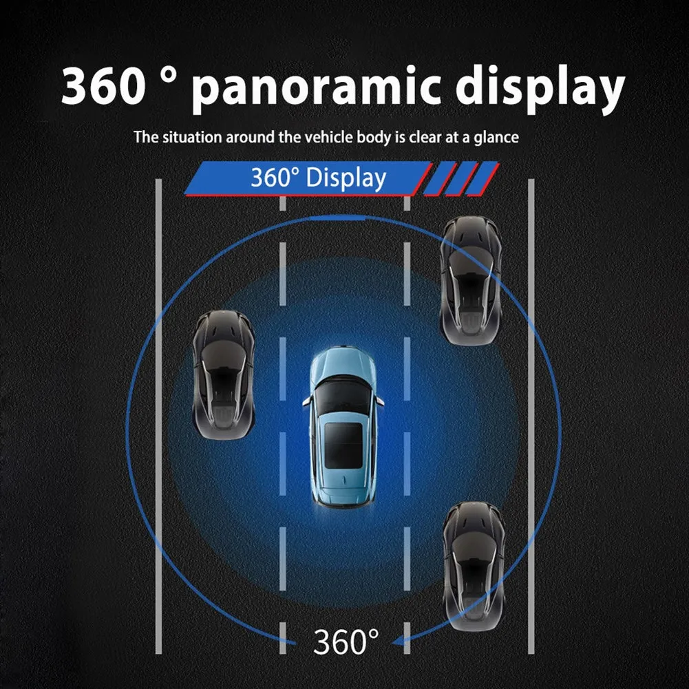 360 Panoramic Camera All-round Wired Ahd720 Dash Cam Night Vision