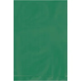 4 x 6" - 2 Mil Green Flat Poly Bags