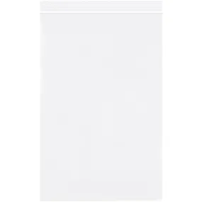 6 x 9" - 2 Mil White Reclosable Poly Bags