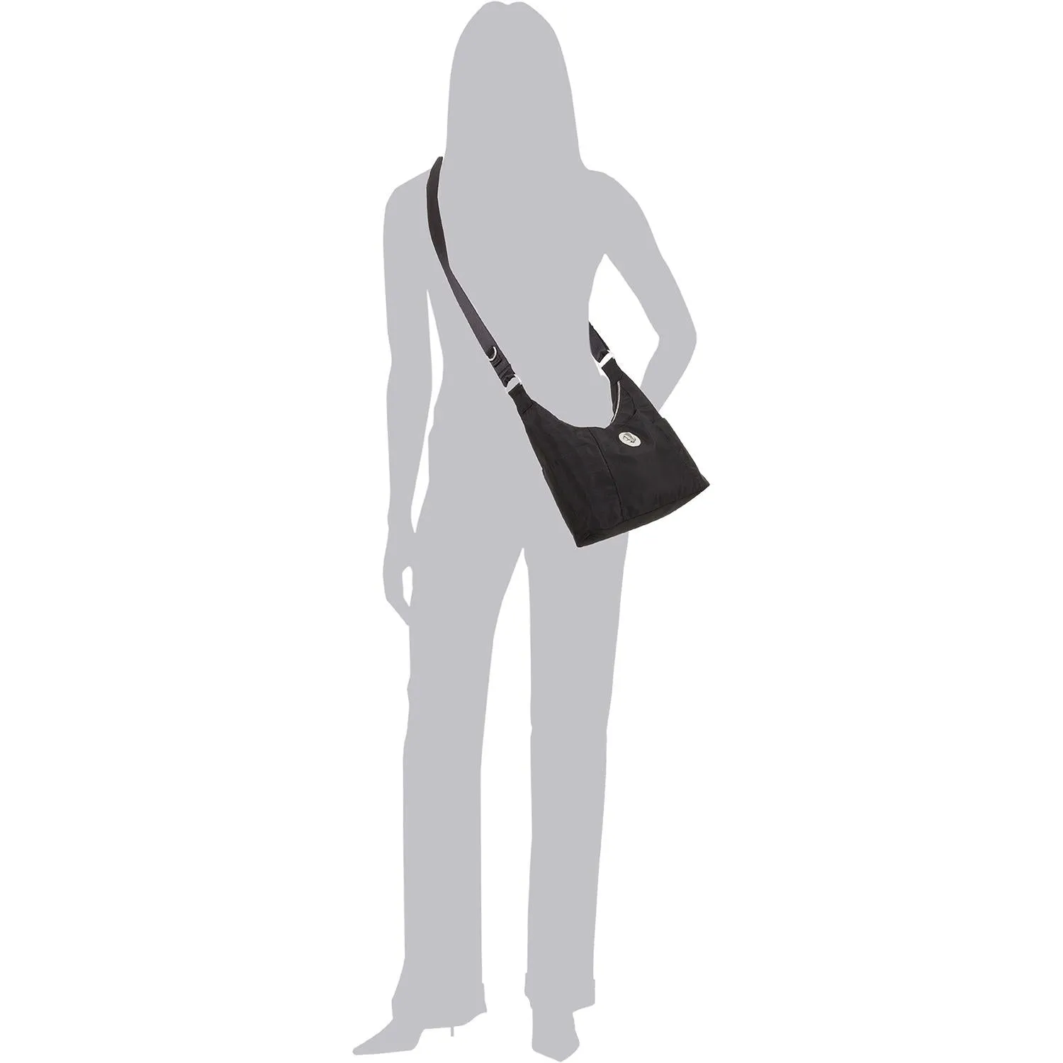 Baggallini Zurich Medium Hobo Tote Juniper Nylon