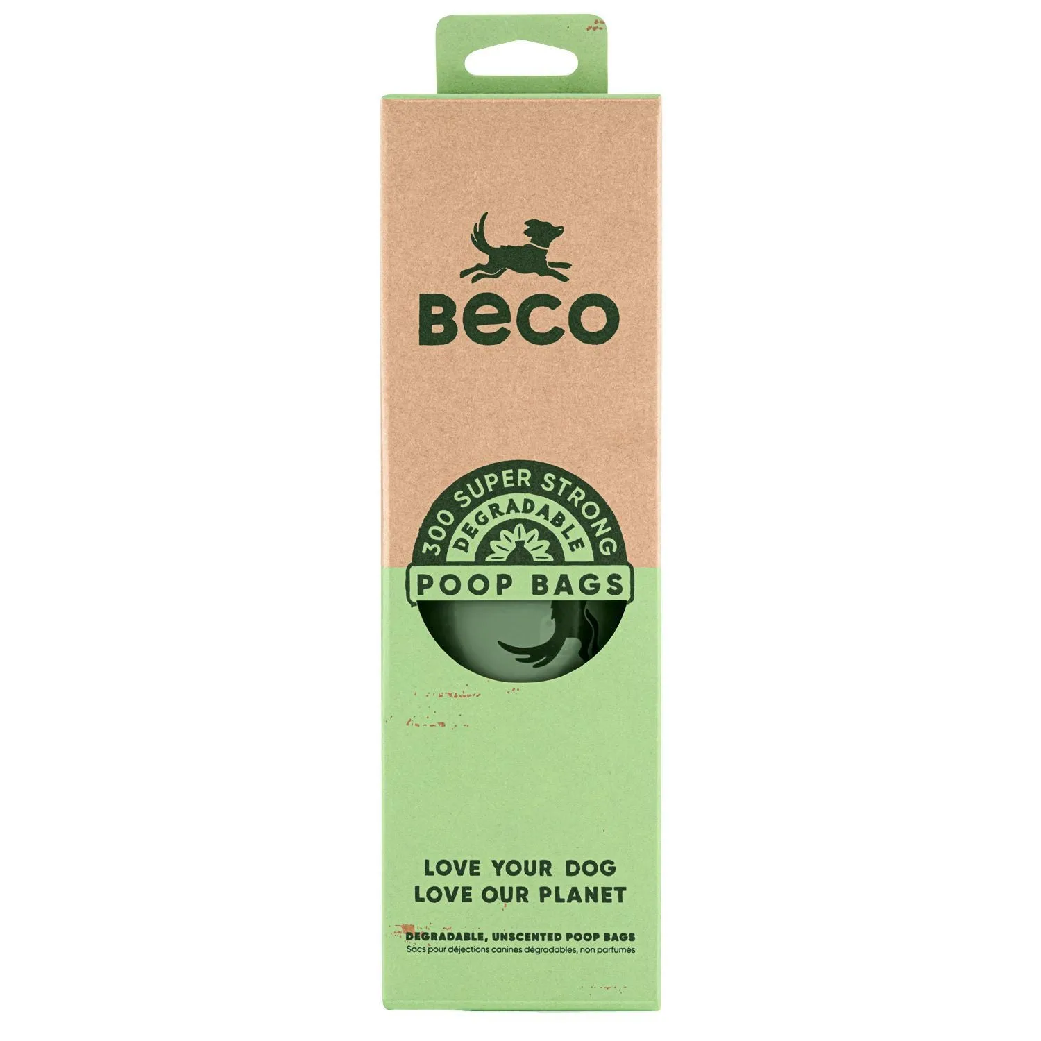 Beco Unscented Poop Bags 300pk Roll