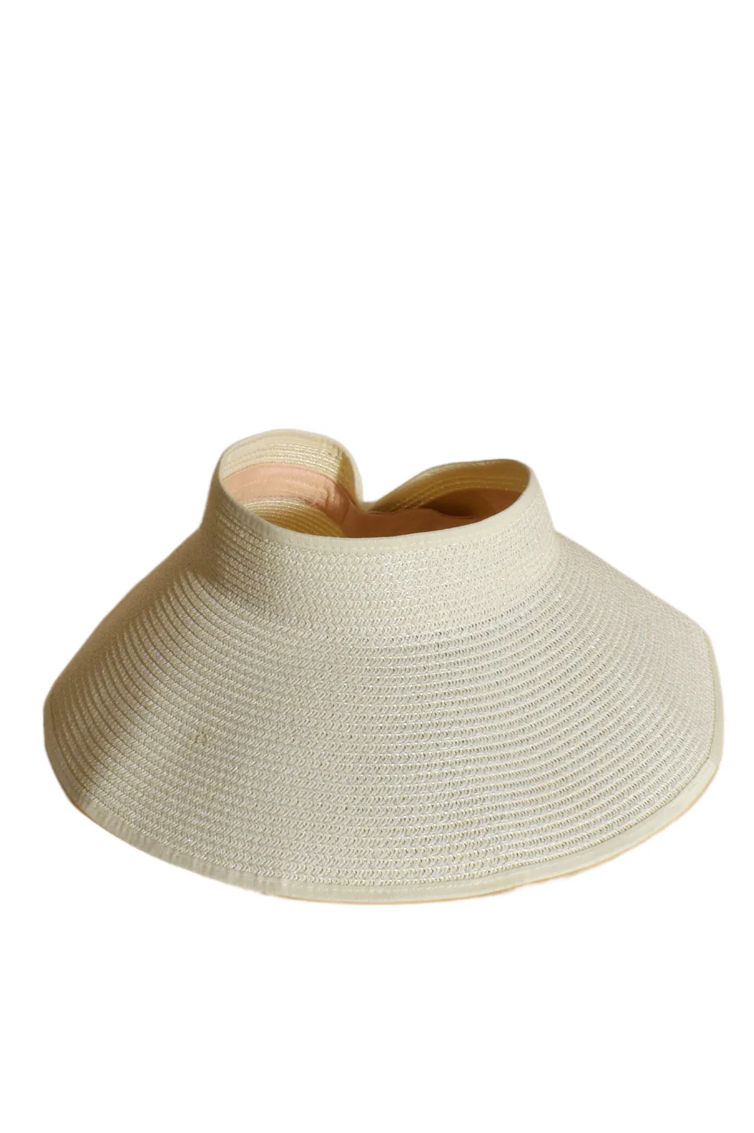 Belle Packable Sun Visor White