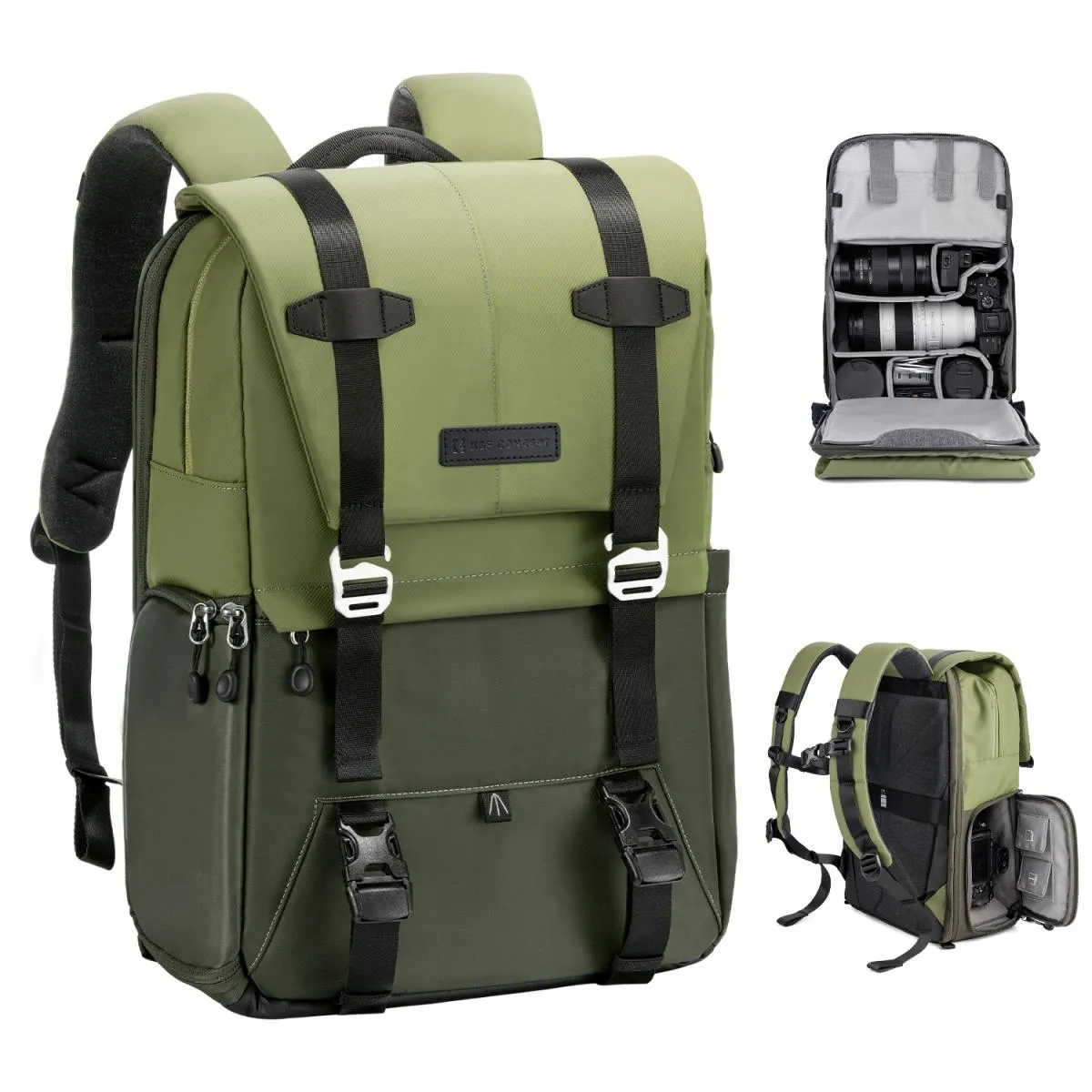 Beta Backpack 20L Photography Backpack, Lightweight Camera Bags Large Capacity Camera Case with Rain Cover for 15.6 Inch Laptop, DSLR Cameras