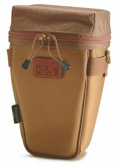 Beta Camera Pouch - Khaki Canvas / Tan Leather / 15