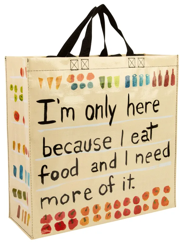Blue Q Because I Eat Shopper
