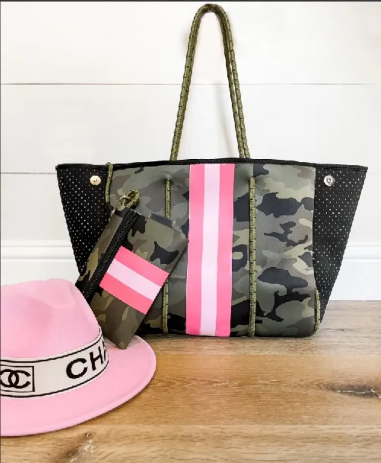 Camo Neoprene Multi-Purpose Tote Bag