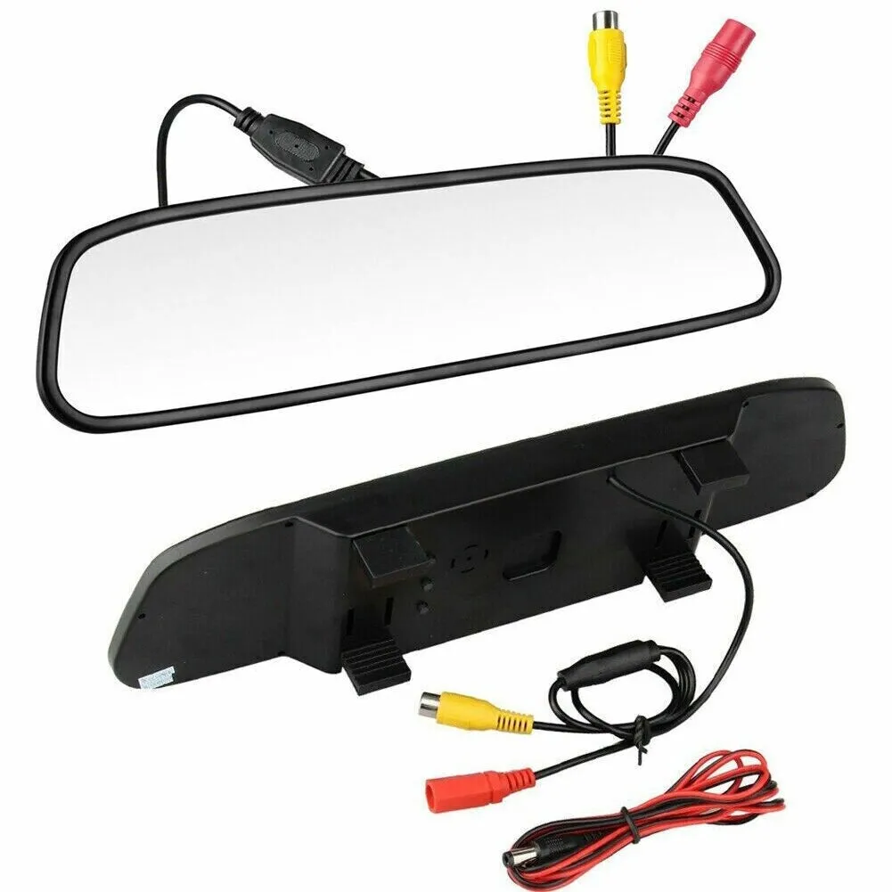 Car Rear View Backup Camera Kit 5 inch LCD HD Display 9LED