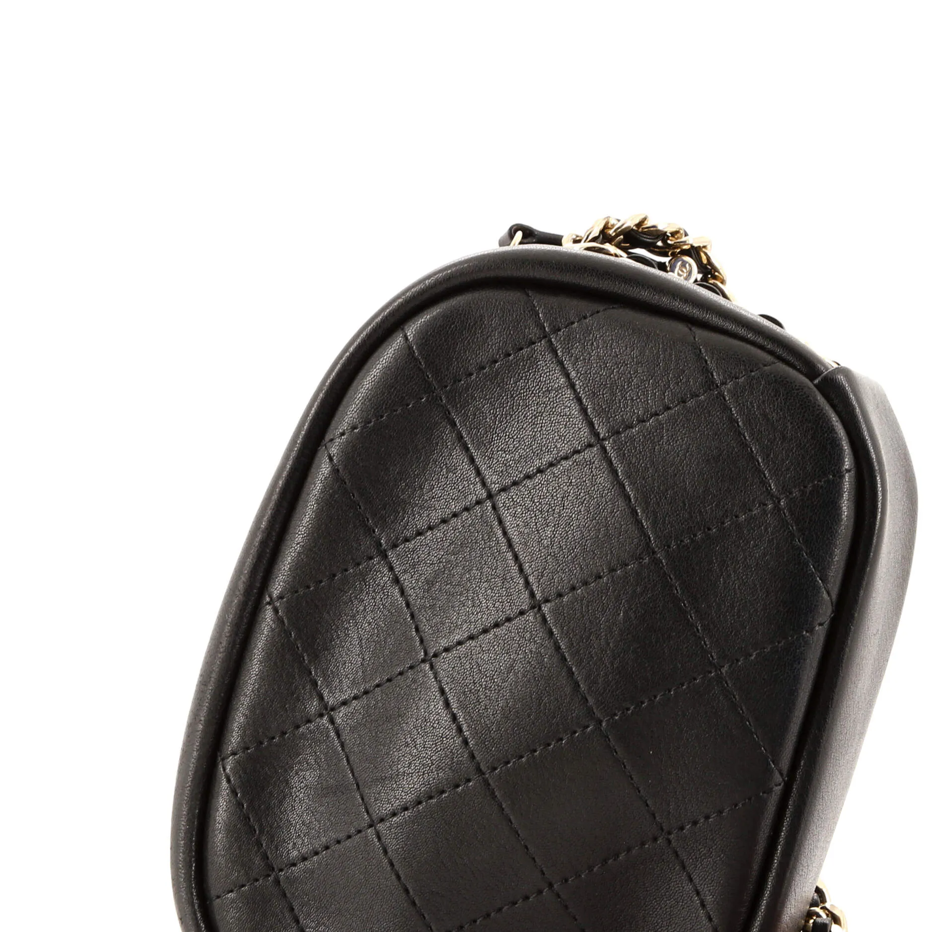 Casual Trip Camera Case Quilted Goatskin Small