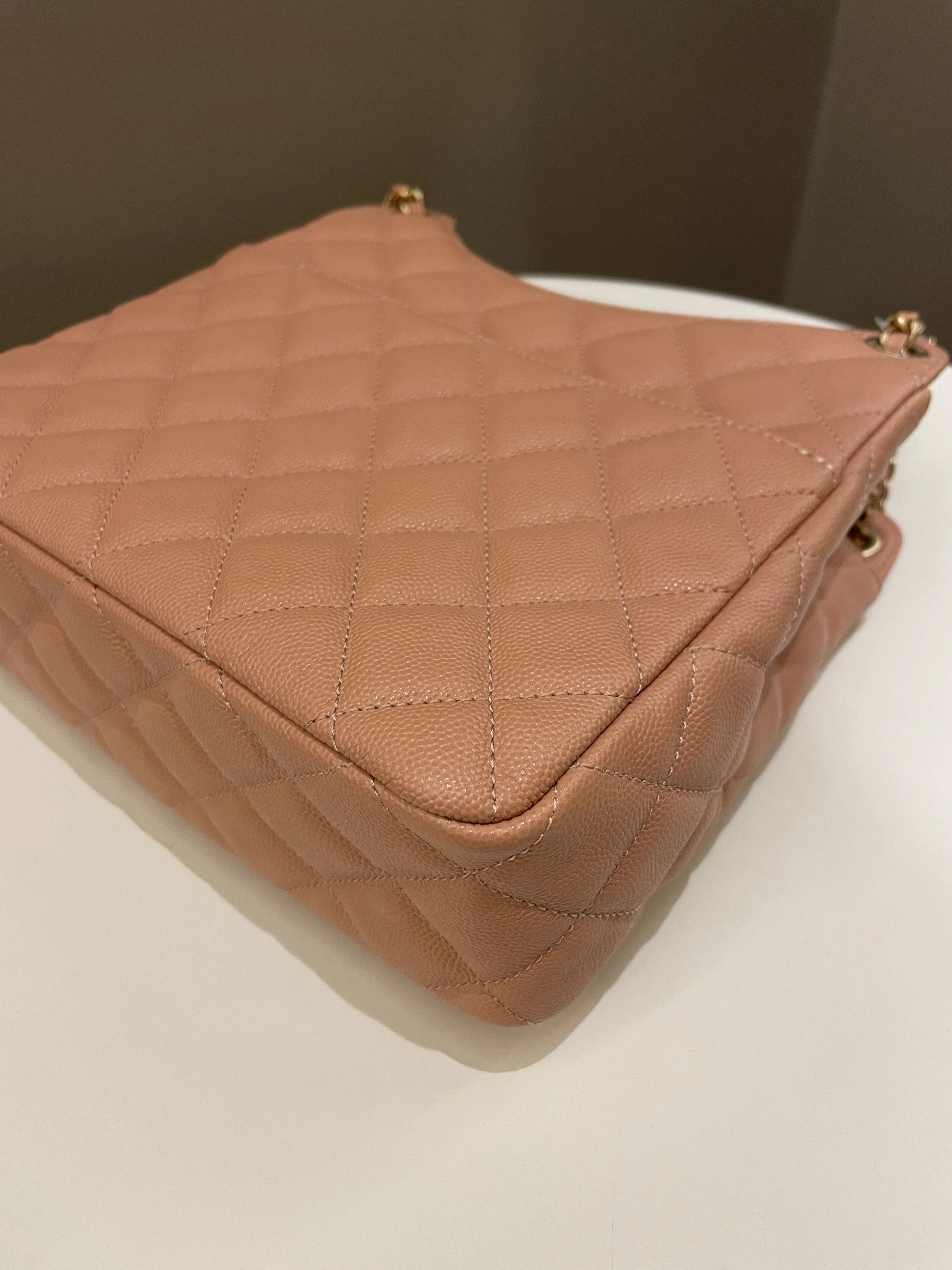 Chanel 23P Hobo Bag Caramel Caviar