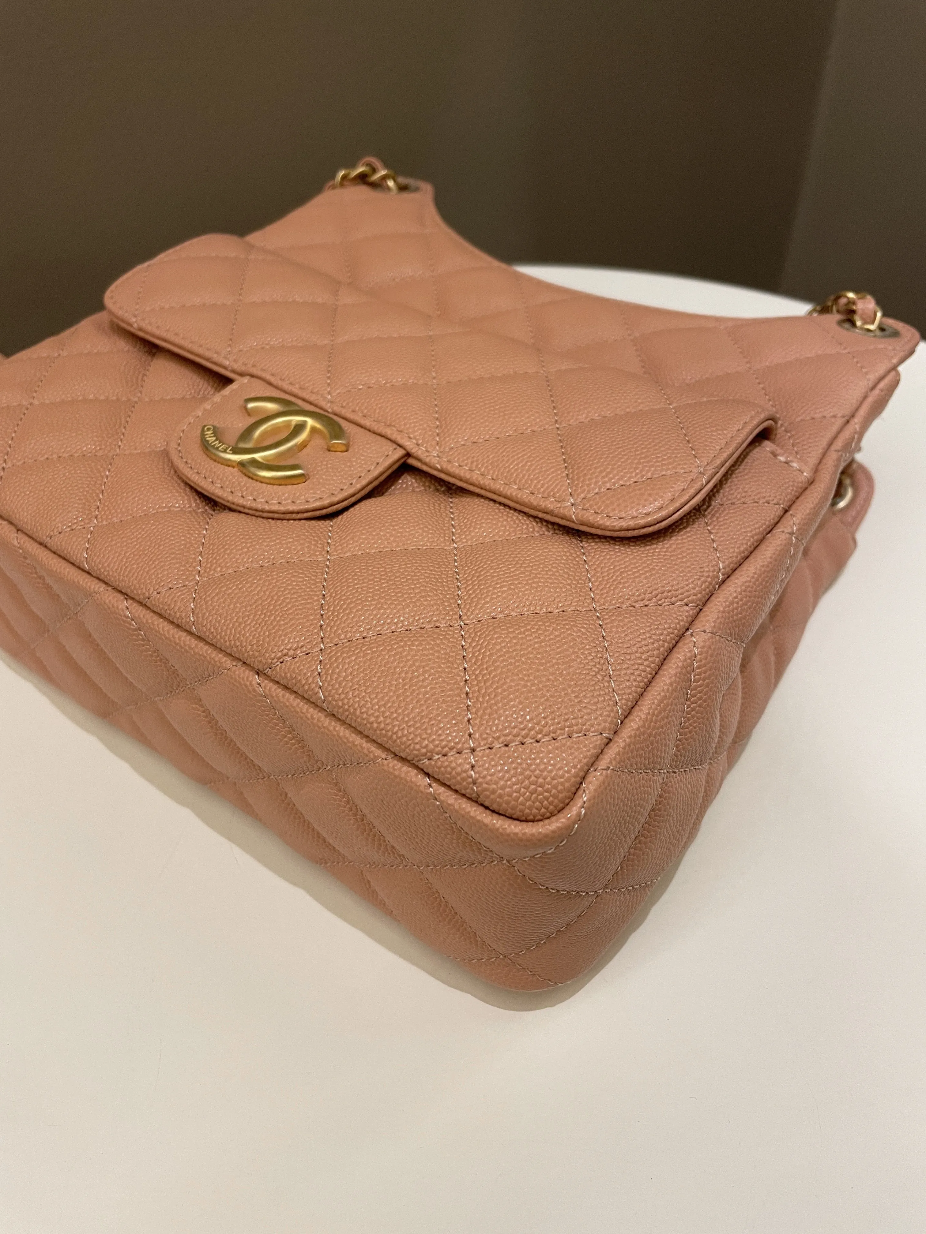 Chanel 23P Hobo Bag Caramel Caviar