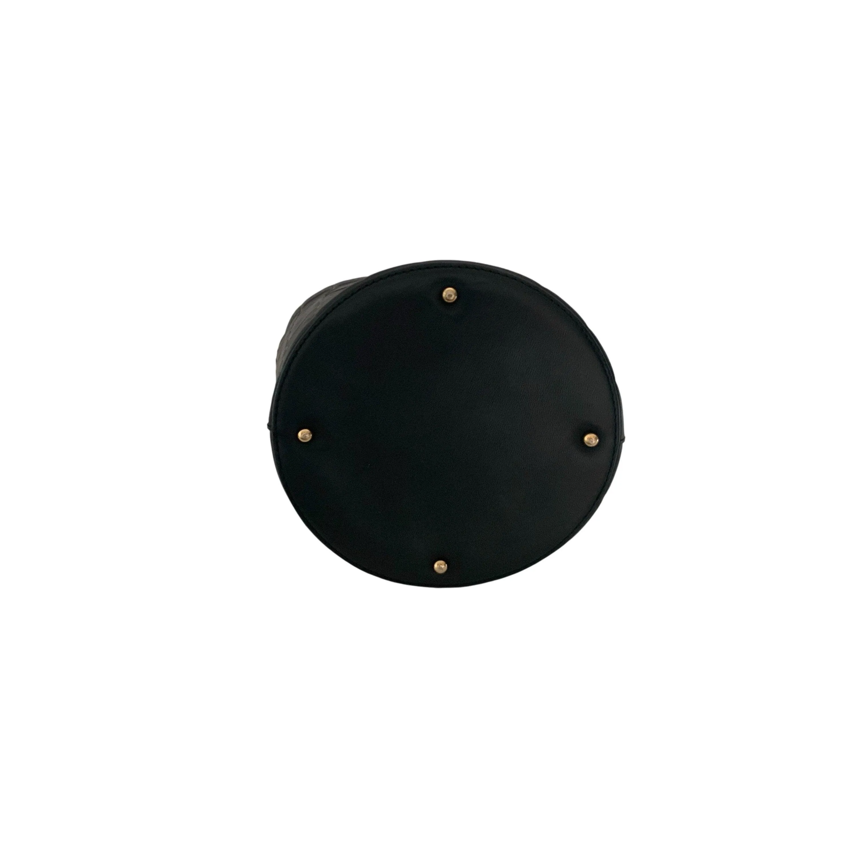 Chanel Black Lambskin Bucket Bag