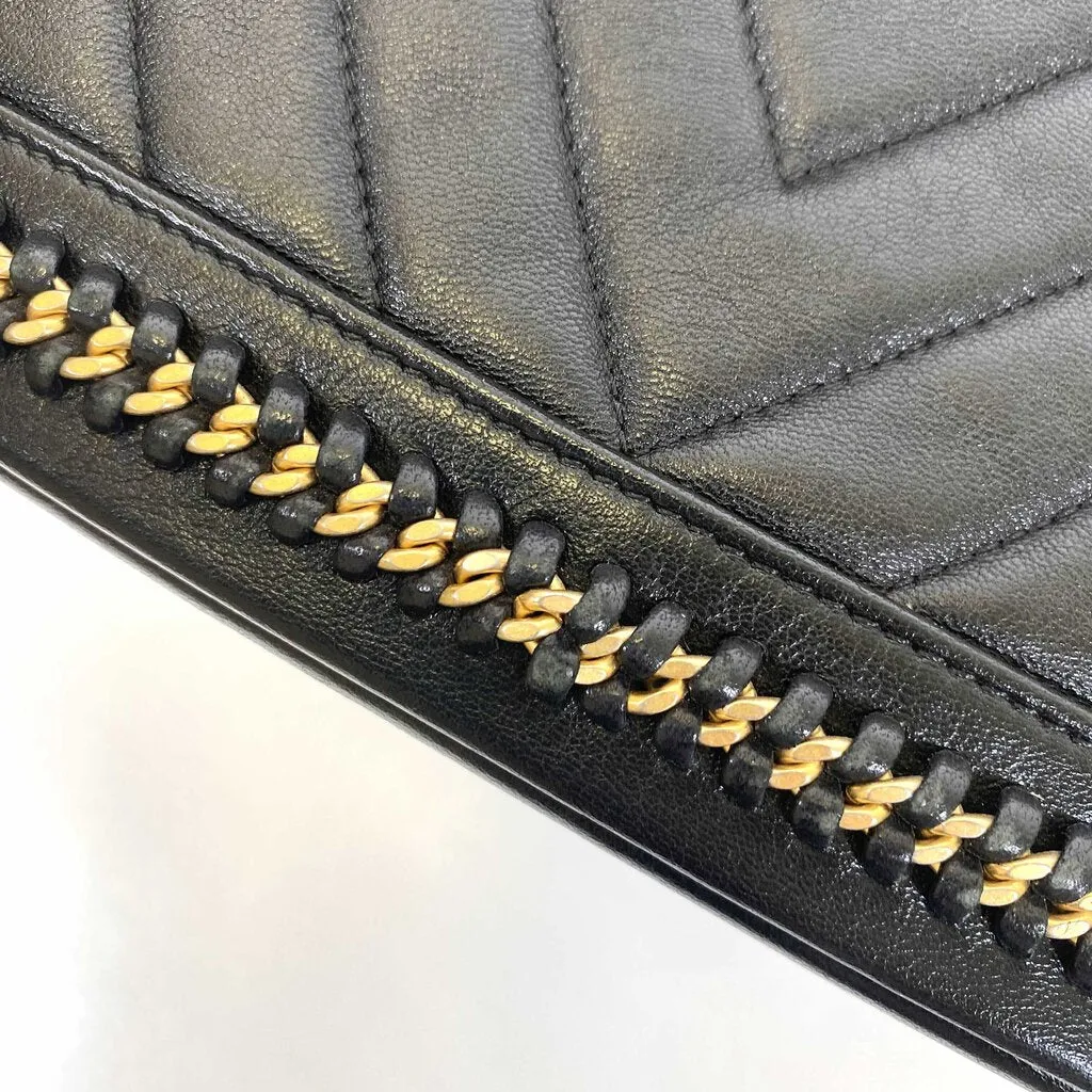 Chanel Chevron Bucket Bag