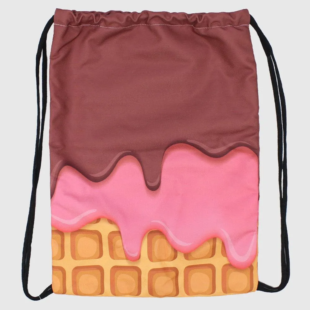 Cubs Chocolate Waffle String Bag