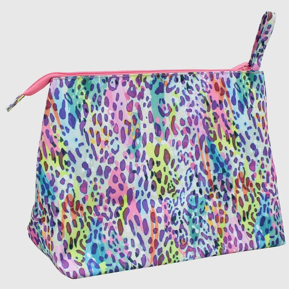 Cubs Colorful Leopard Large Pouch