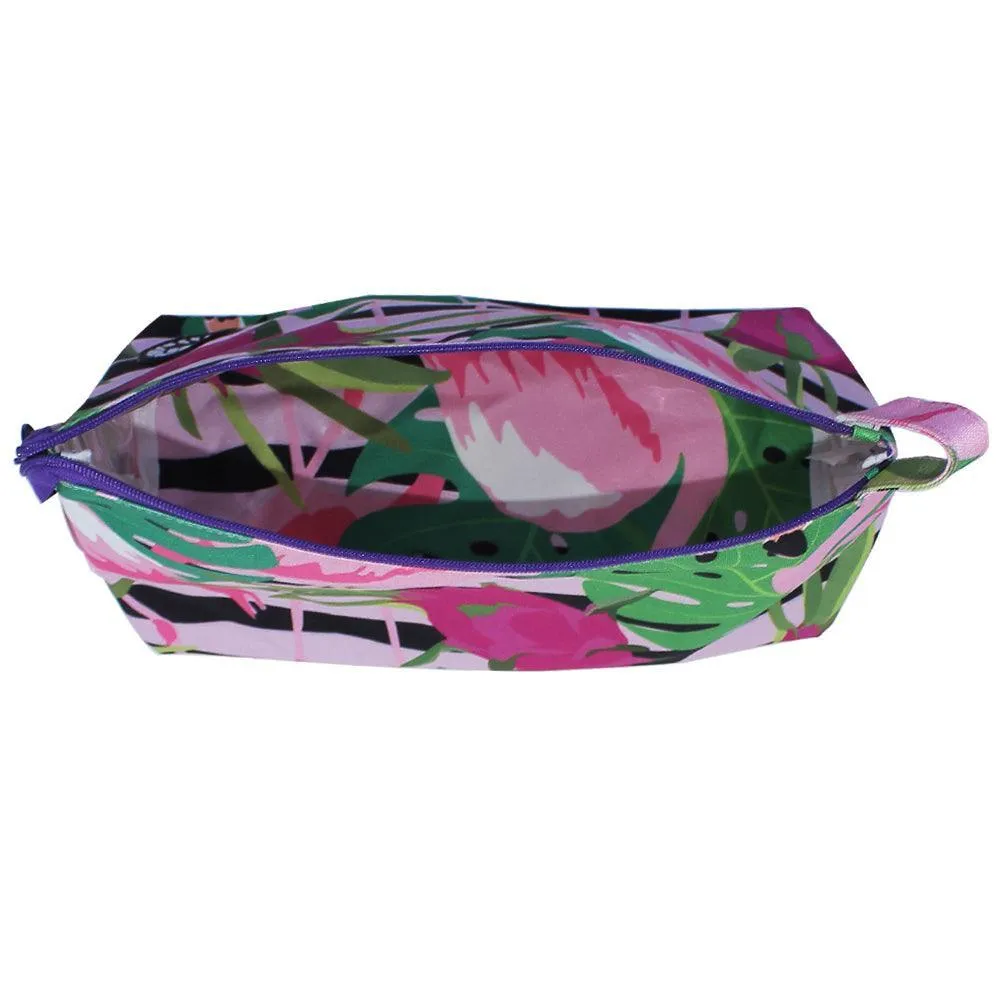 Cubs Flamingos Summer Vibes Large Pouch