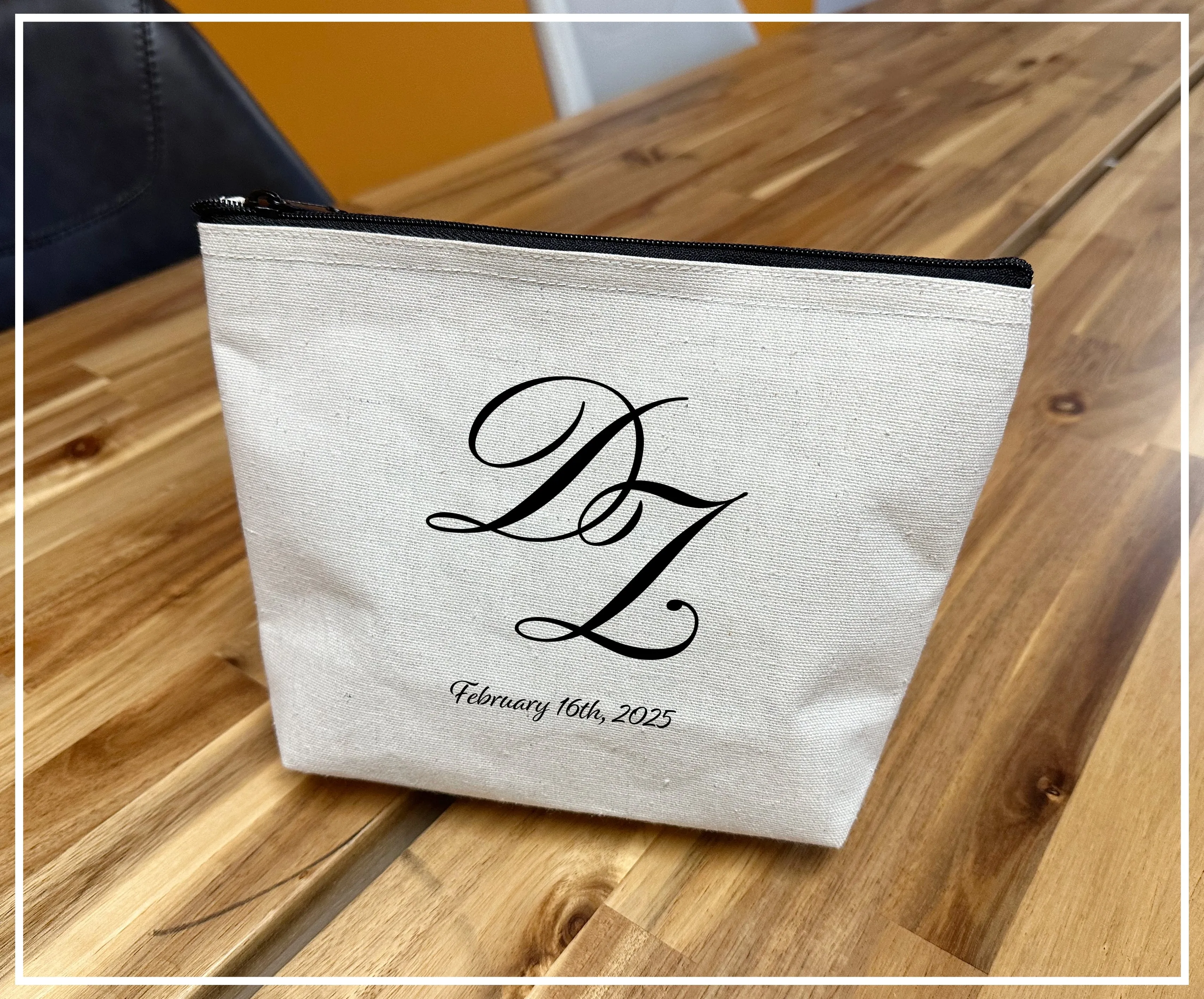 Custom Printed Cosmetic Pouch Bags Medium Size