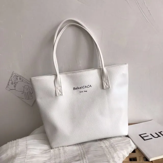 Cyflymder Shopping Bags Women Solid Simple Canvas Shoulder Bags Elegant Retro Large-capacity Reusable Handbags Fashion Ulzzang Leisure Ins