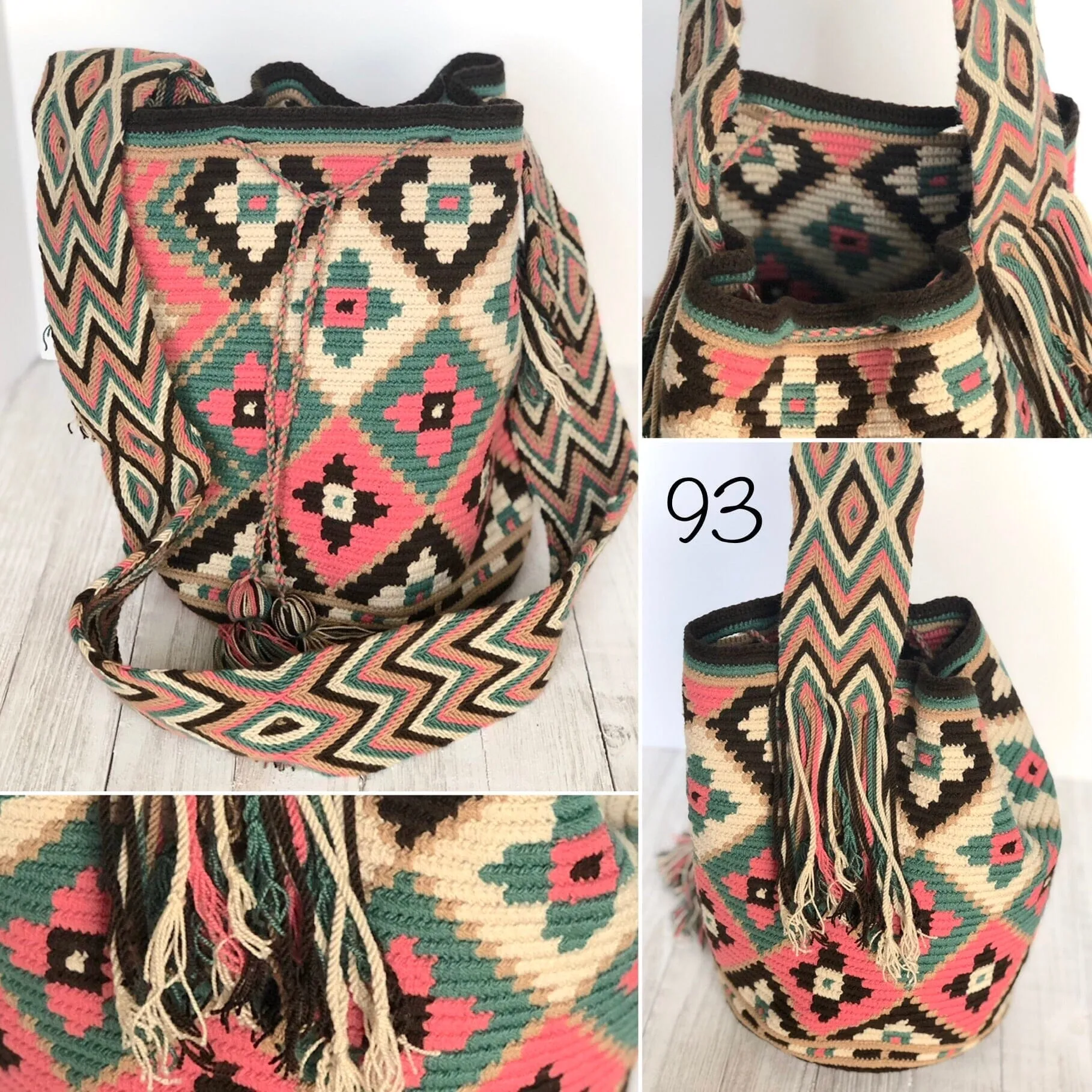 Earthy Tones Handbags | Desert Dreams Crochet Bags (L)