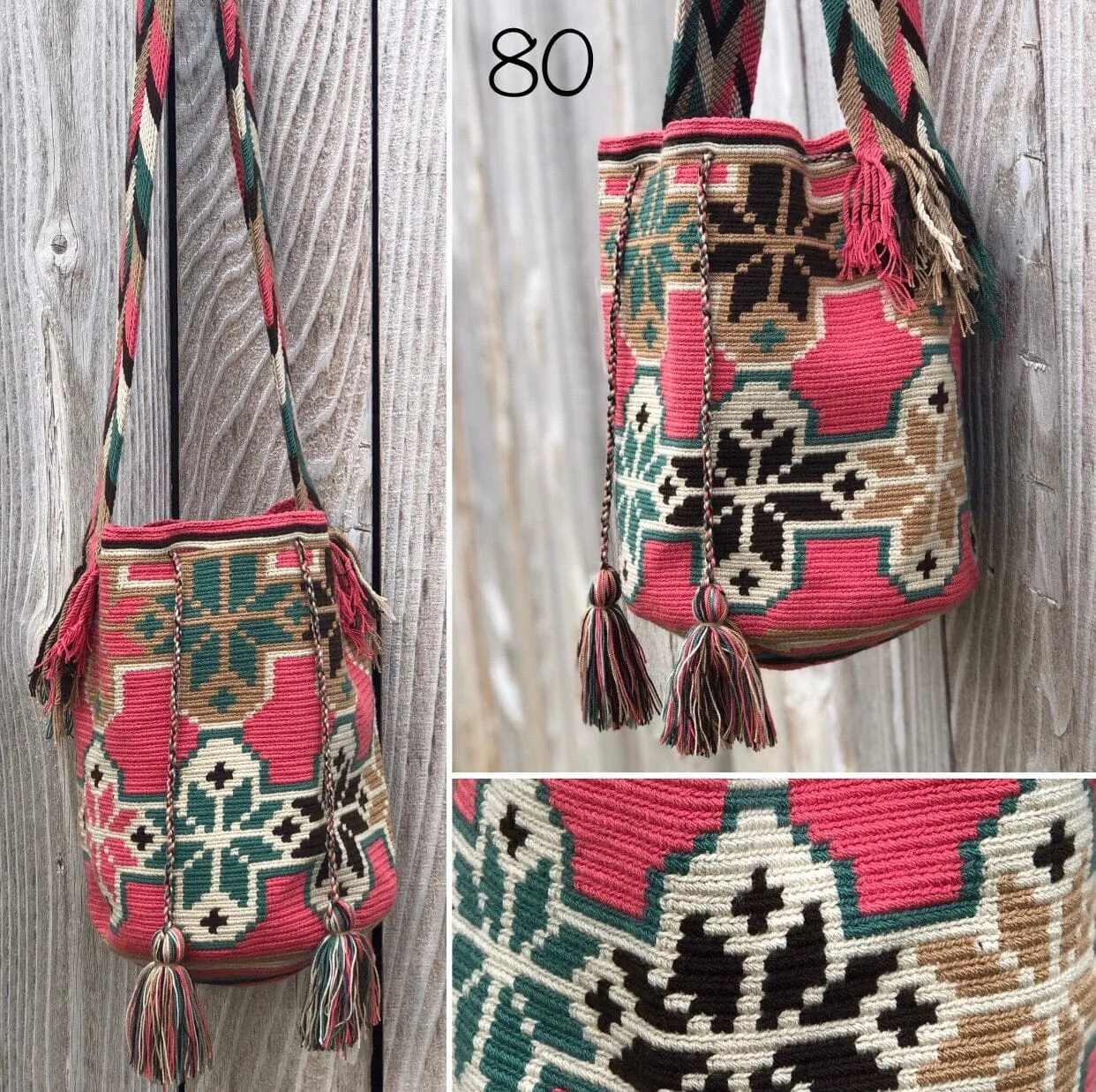 Earthy Tones Handbags | Desert Dreams Crochet Bags (L)