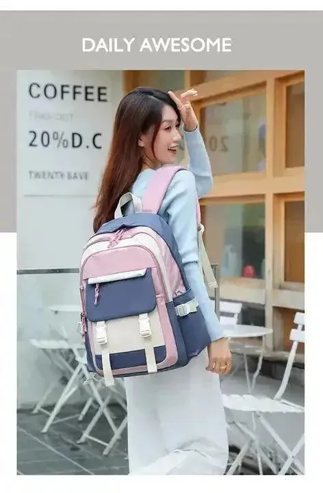Feather-Light Fashion College Backpack