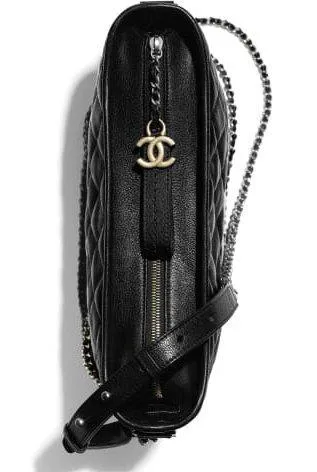 Gabrielle Hobo Leather Chain Bag