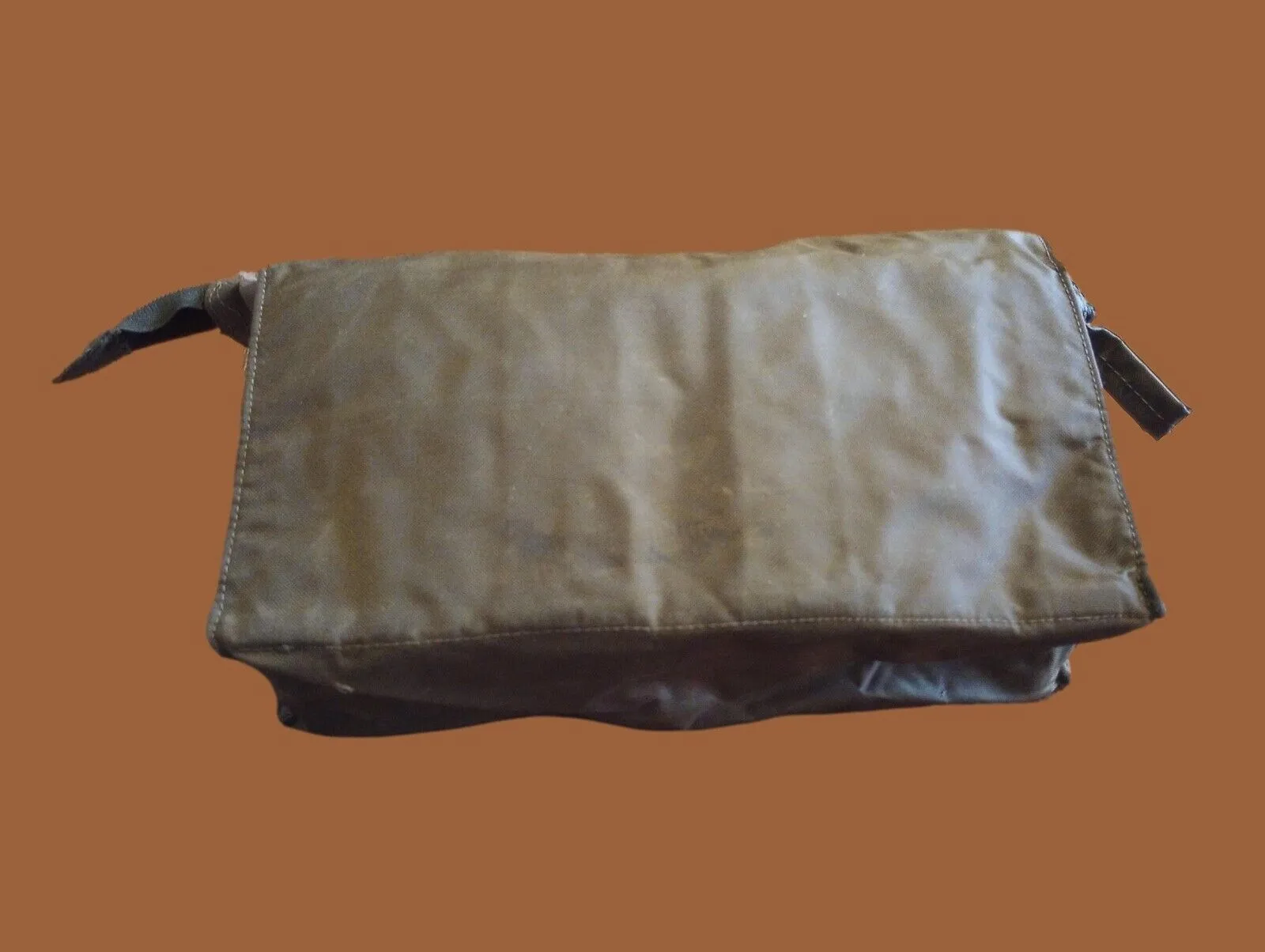 GERMAN ARMY BUNDESWEHR PERSONAL TOILETRY KIT BAG OD GREEN NYLON SURPLUS