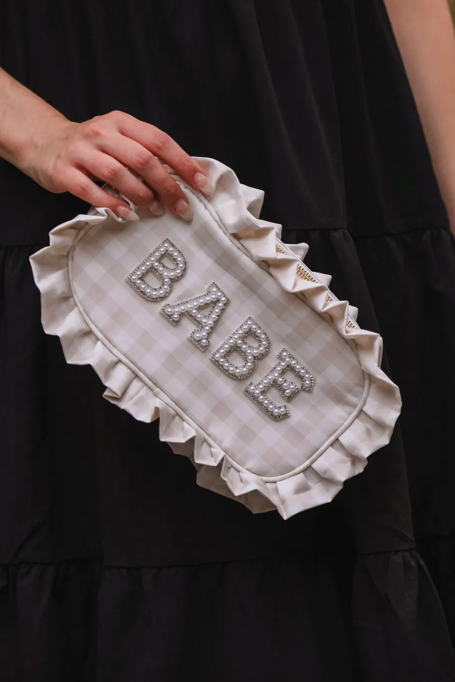 Gingham Babe Makeup Bag