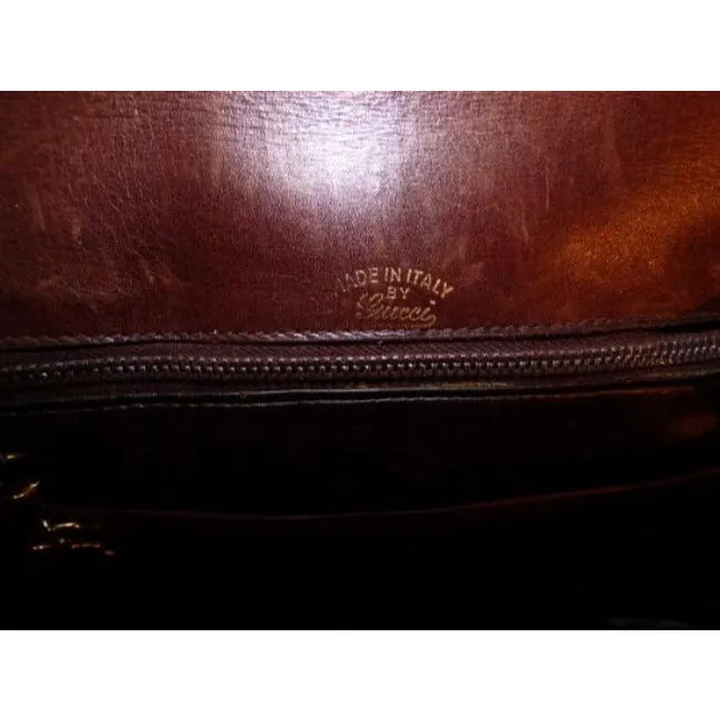 Gucci Vintage Pursesdesigner Purses Shades Of Brown In Leathersuede With Square G Logo Leathersuede