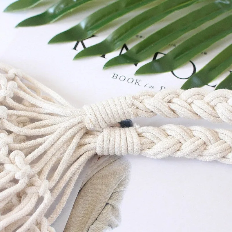 Handmade Hollow Out Summer Woven Straw Beach Bags