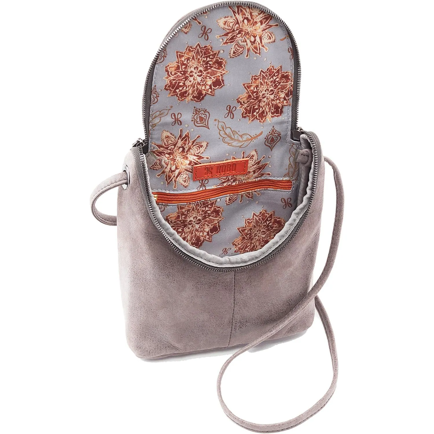 Hobo Fern Titanium Metallic Leather