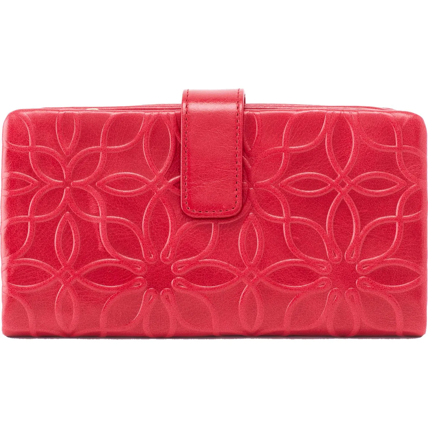 Hobo Issy Geranium Embossed Leather