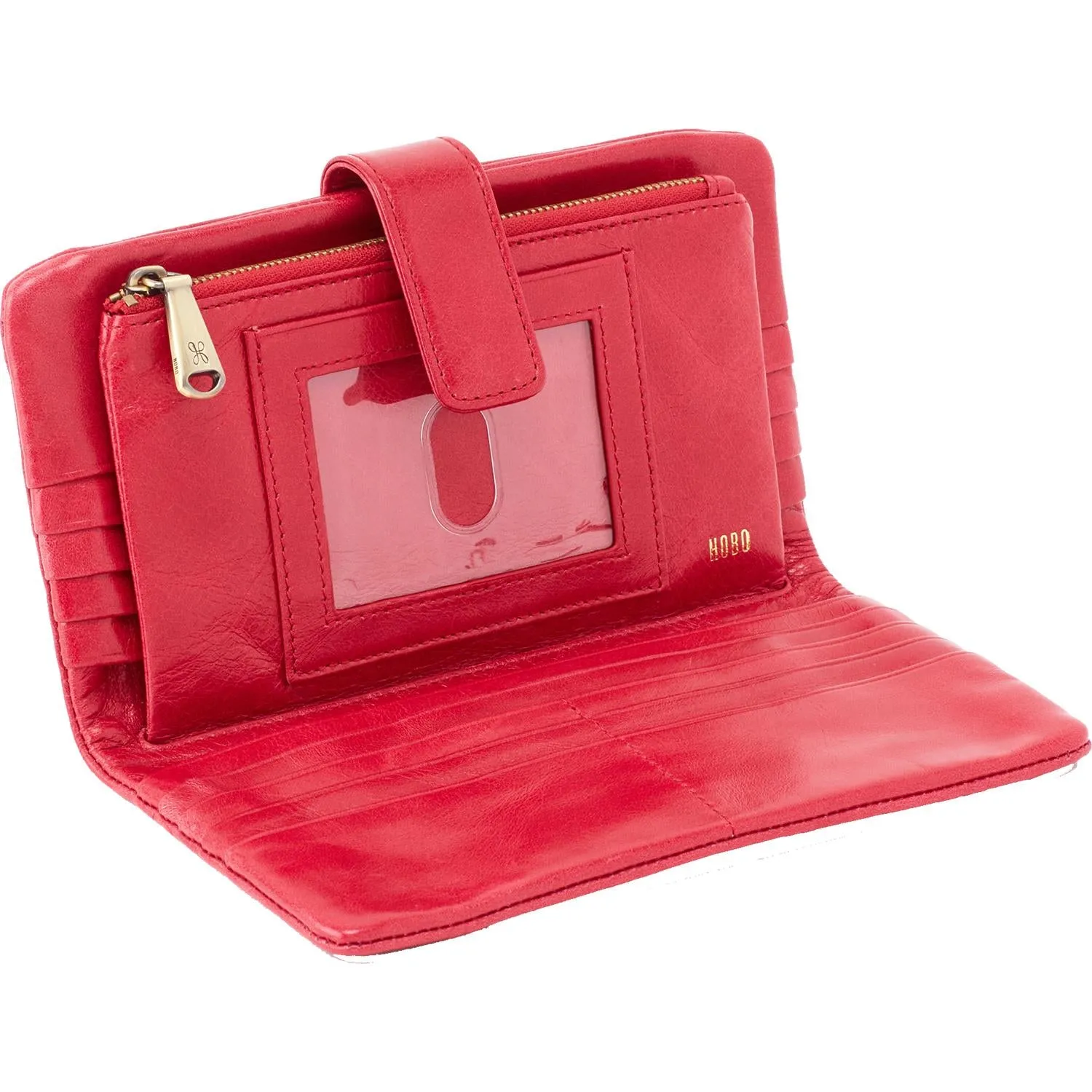Hobo Issy Geranium Embossed Leather