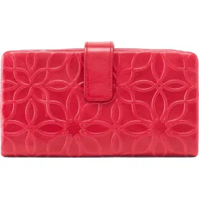 Hobo Issy Geranium Embossed Leather