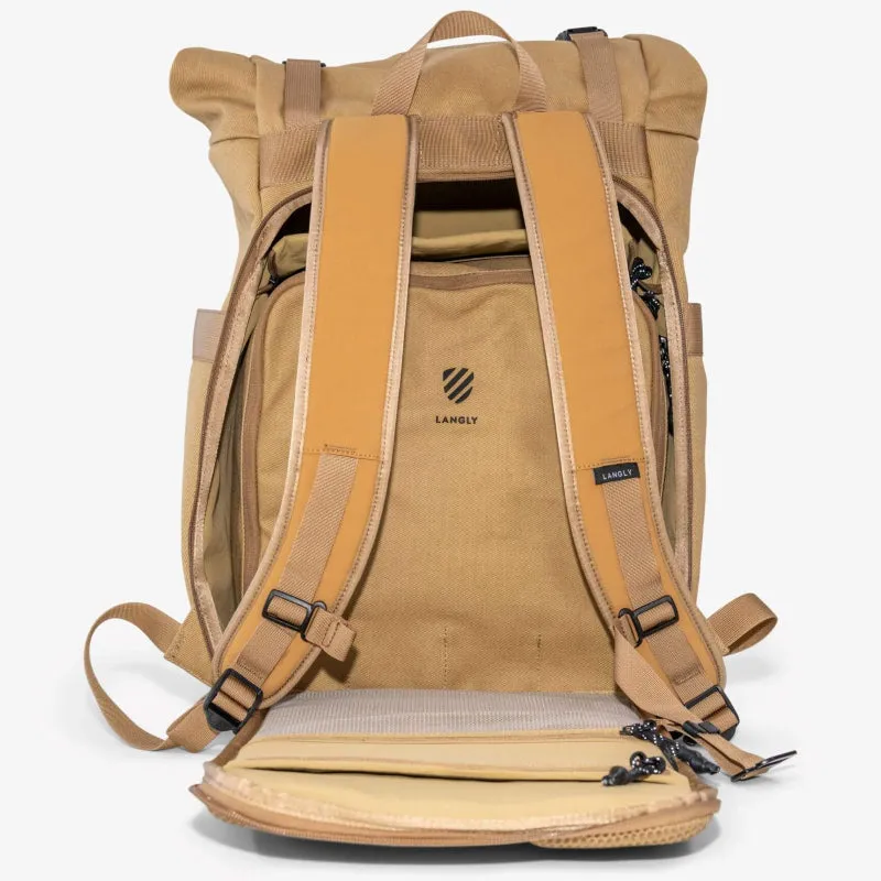 Langly Weekender Backpack With Camera Cube - Sand