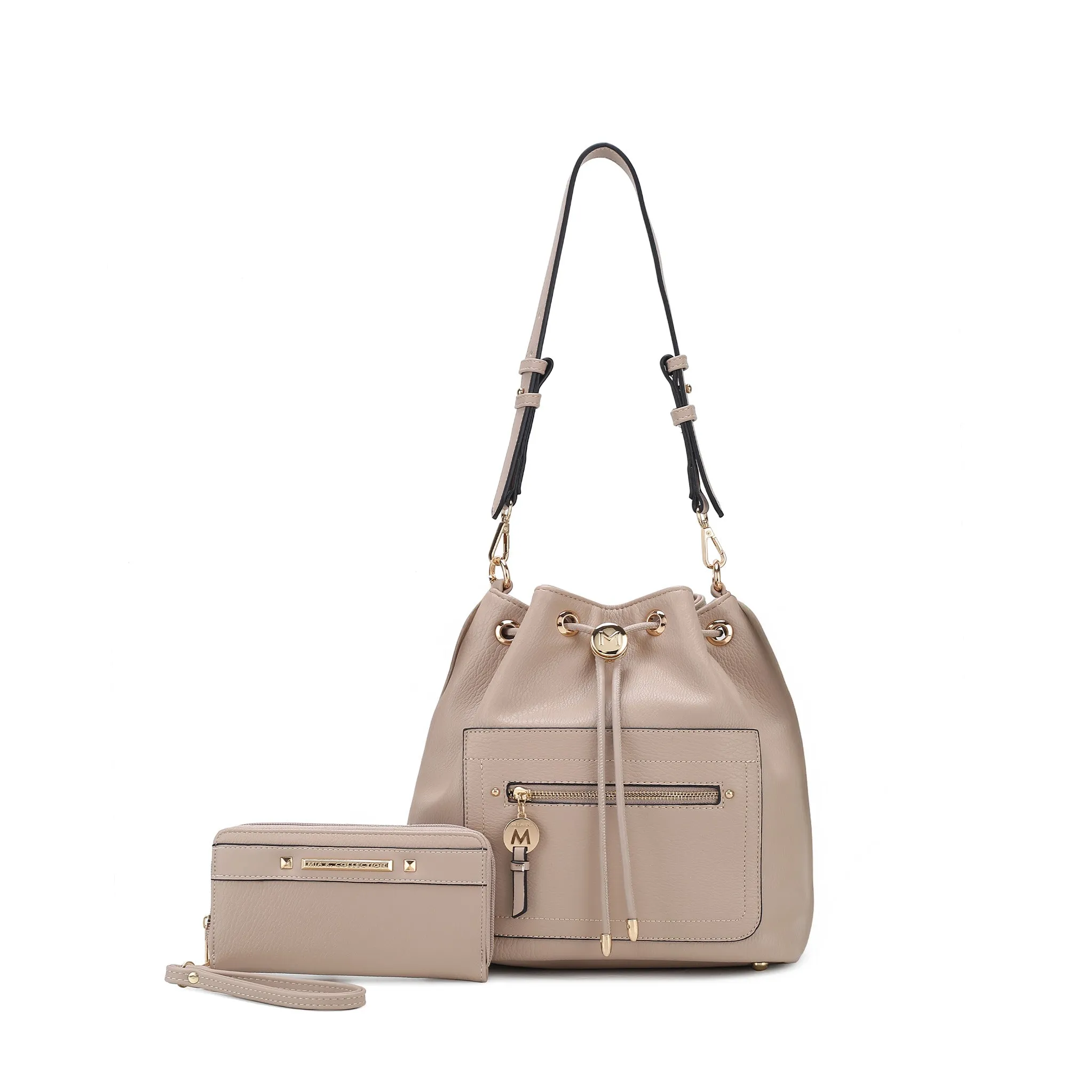 Larissa Bucket Bag and Wallet Set