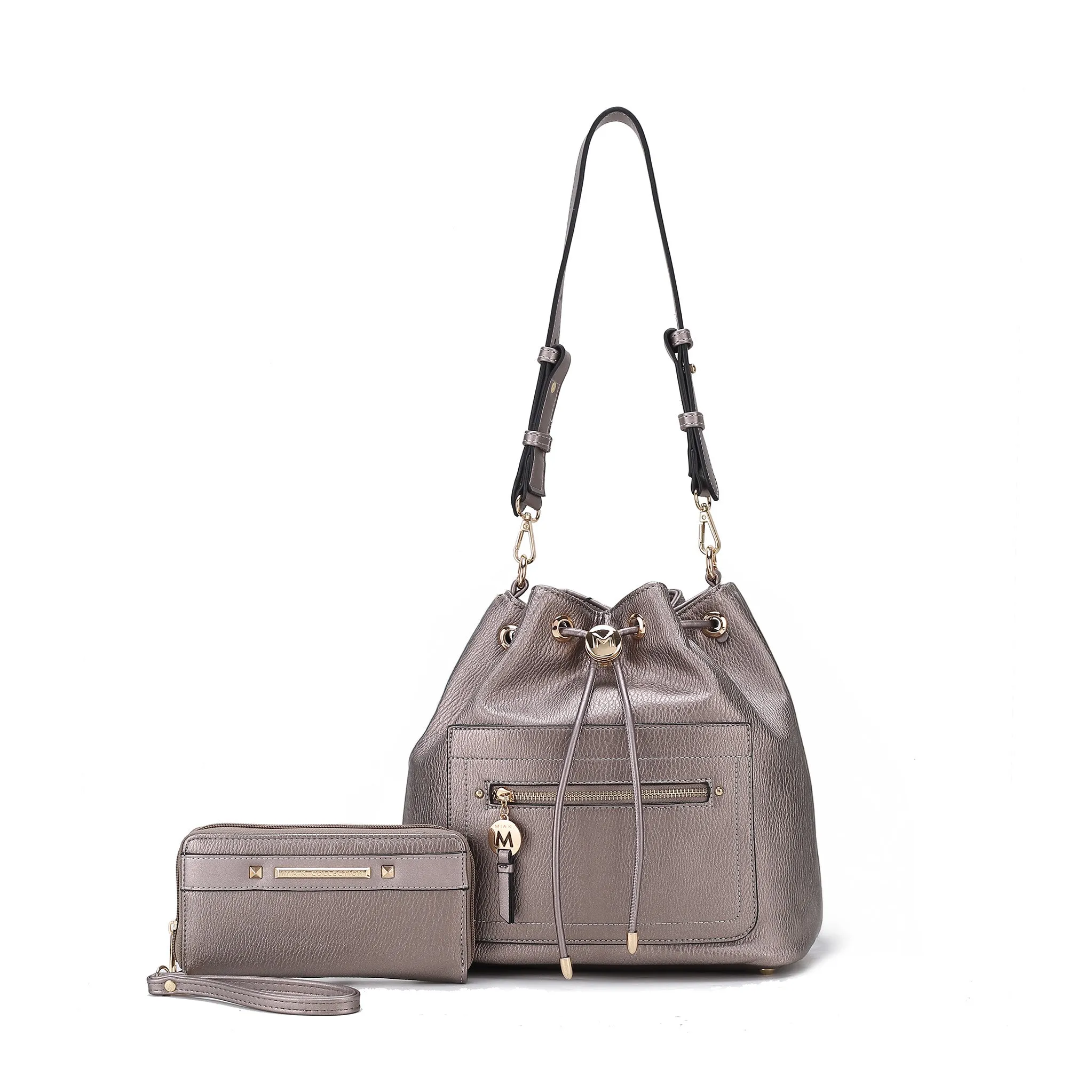Larissa Bucket Bag and Wallet Set