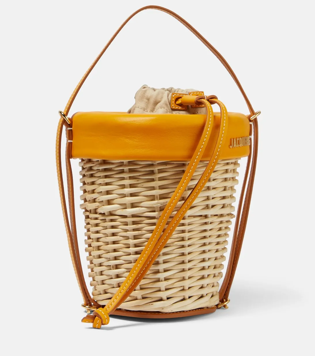 Le panier seau Jacquemus bucket bag, yellow