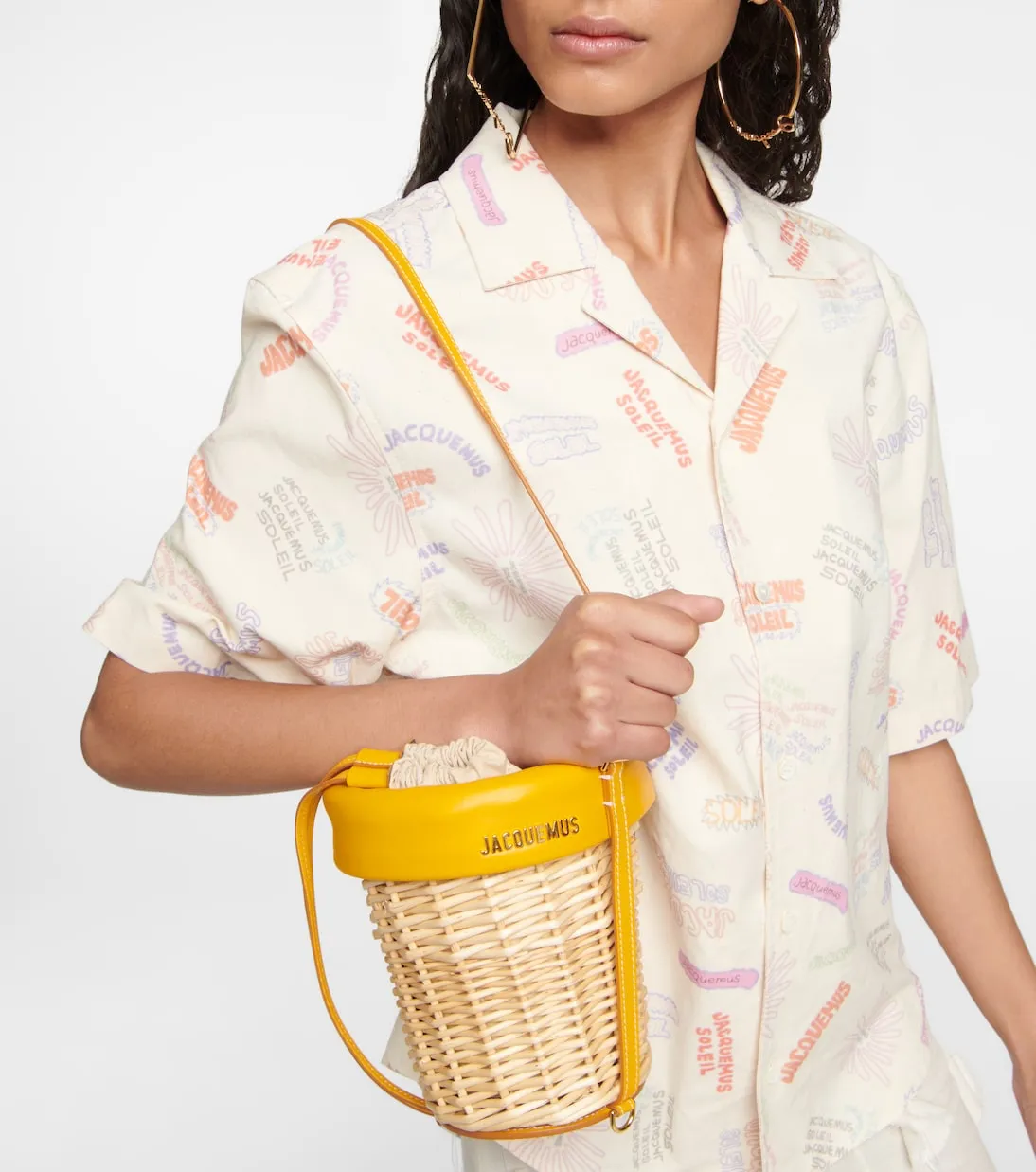 Le panier seau Jacquemus bucket bag, yellow