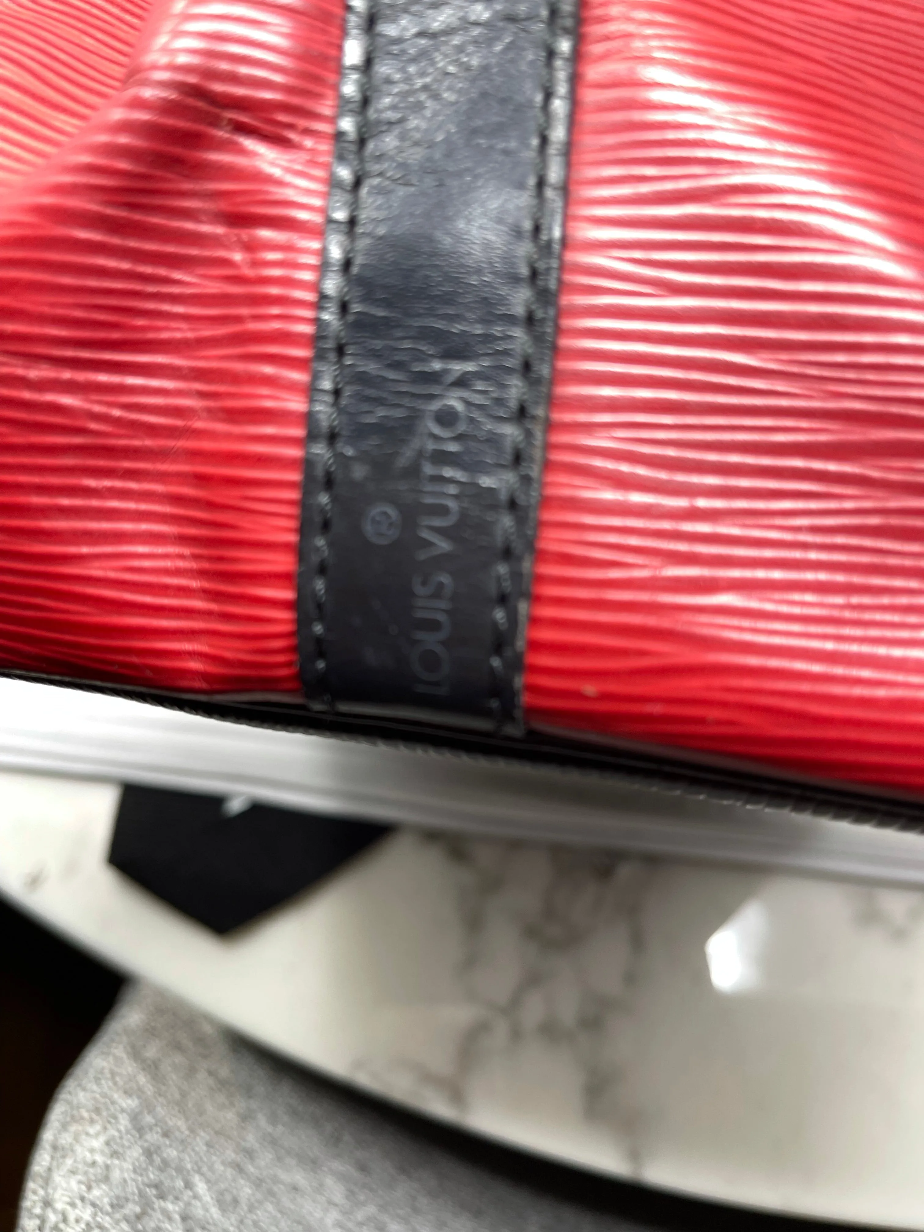 Louis Vuitton Epi Leather Noe Bucket Bag!