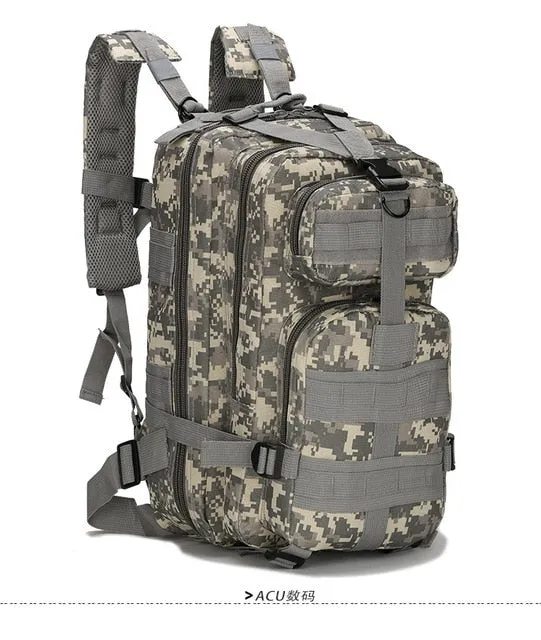 Men Military Tactical Backpack 30L Camouflage