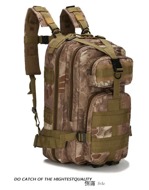Men Military Tactical Backpack 30L Camouflage