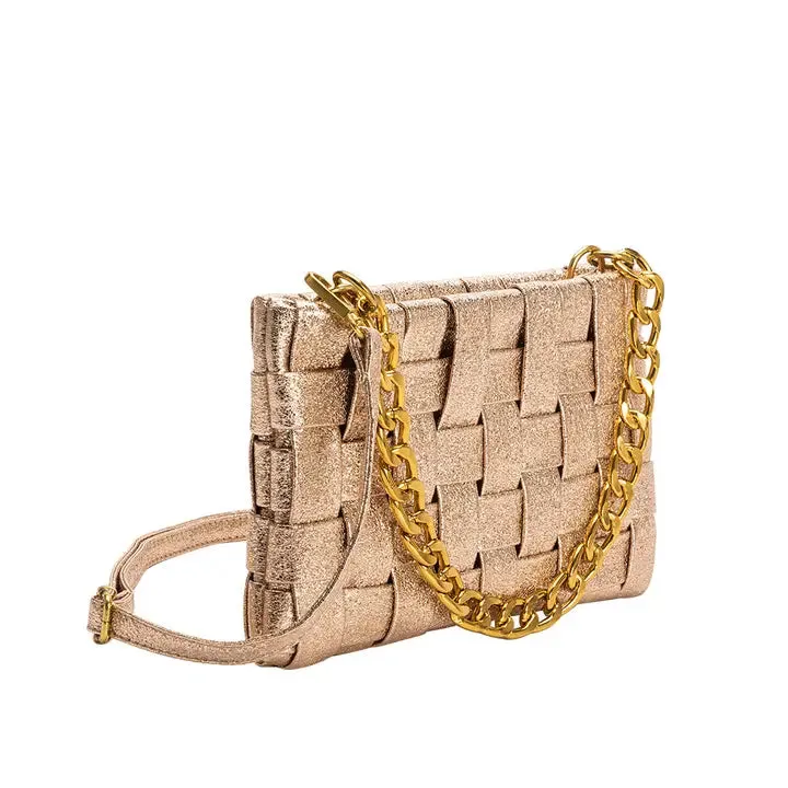 Mimie Metallic Recycled Vegan Crossbody Bag