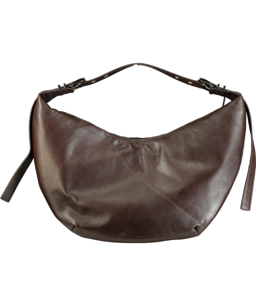 Mint Velvet Brown Roxy Leather Hobo Bag One Size