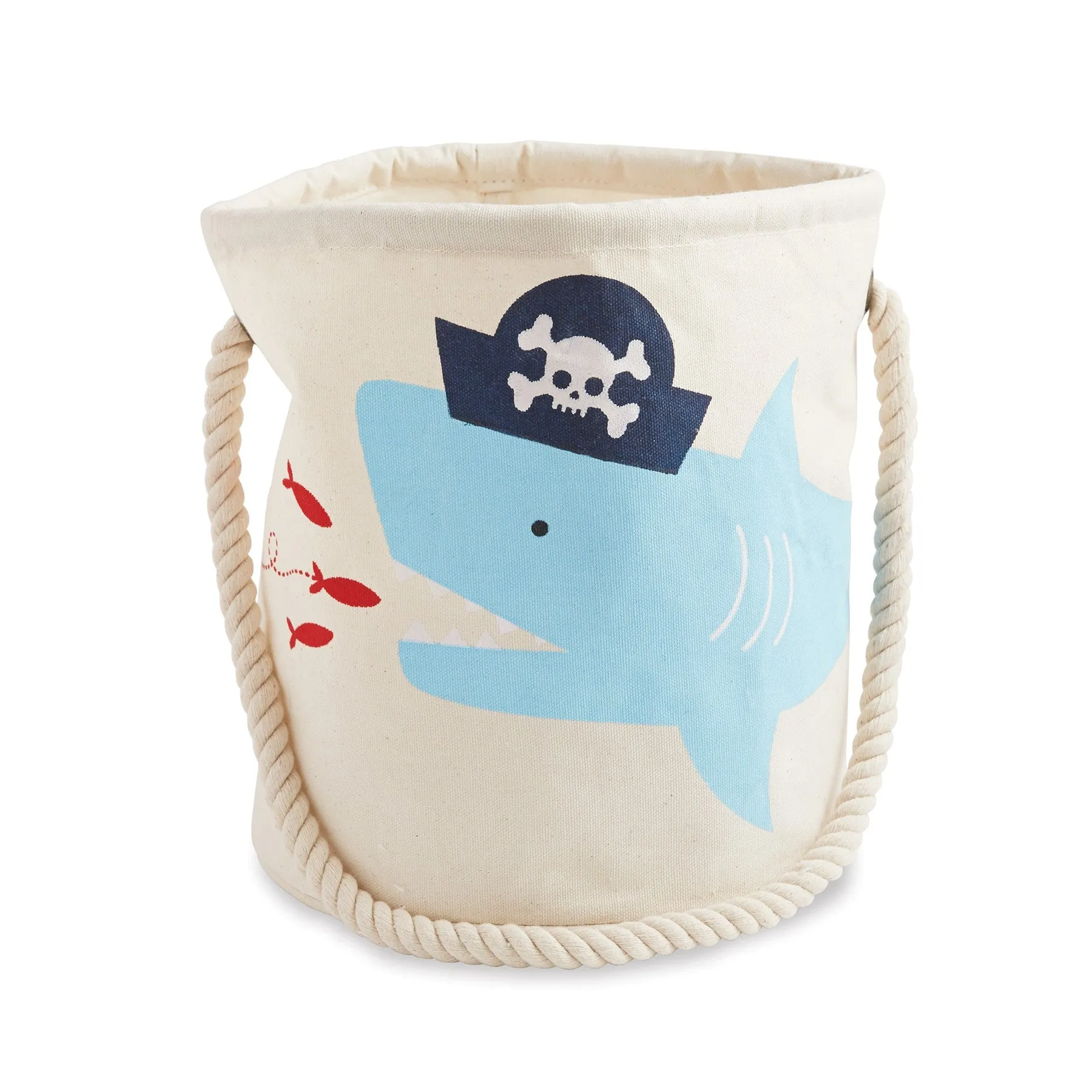 Mud Pie Kids Canvas Beach Bucket